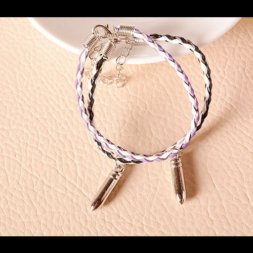 Colored Twist Strap Couple Bracelet