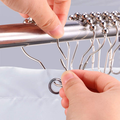 Hook Shower Curtain Ring Gantungan Tirai Gorden Korden