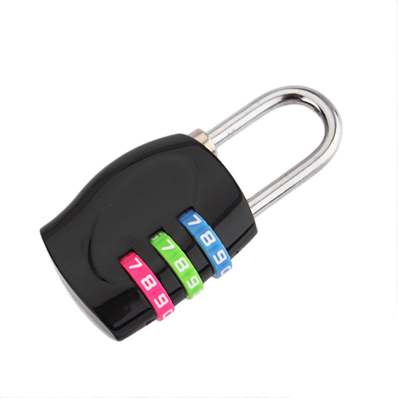 Password Digital Luggage Padlock Gembok Koper Angka 3 Digit Red Green Blue