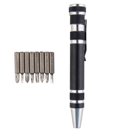 Bolpoin Screwdriver Pulpen Obeng 8 in 1