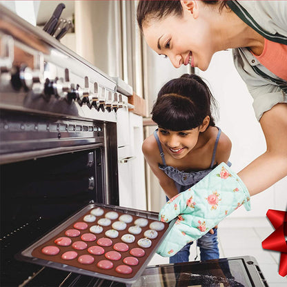 Alas Cetakan Silikon Macaron Kue Cookies Silicone Macaroon Baking Mat