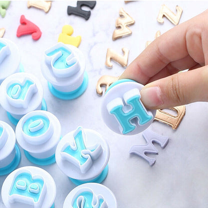 Set Cetakan Kue Biskuit Angka Huruf Cookies Cutter Dekorasi