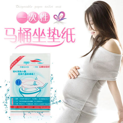 Maternal Disposable Paper Toilet Seat Tissue Closet Pad