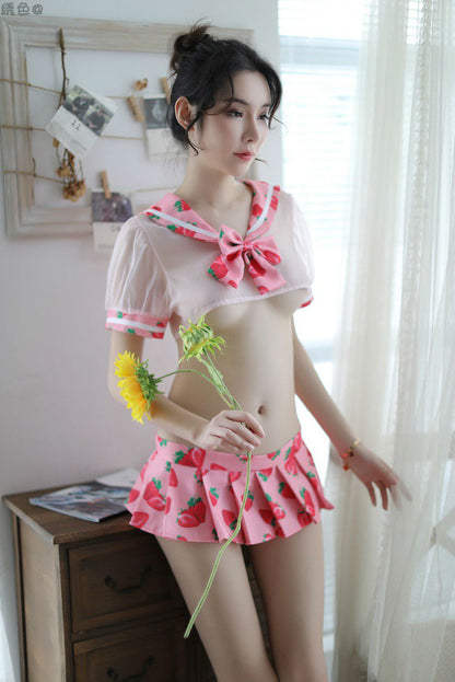 Lingerie Costume Student Two Pieces Skirt UC0825