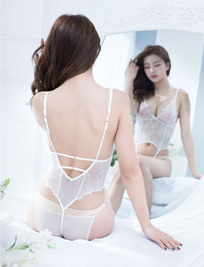 Lingerie Teddy Lace Open Waist UD1177