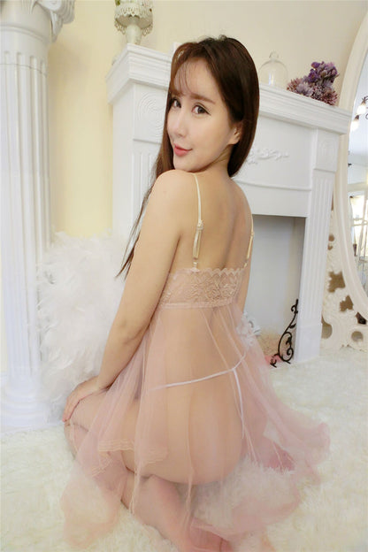 Lingerie Babydoll Lace Chest Irregular
