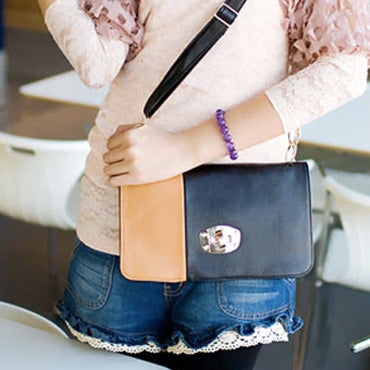 Shoulder Bag Cream Black