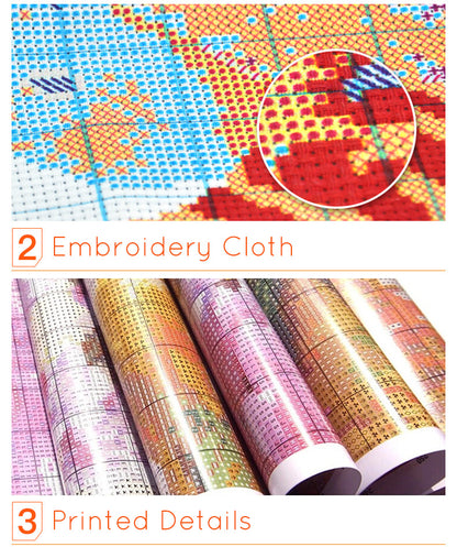 DIY Craft Sulam Kristik Strimin Cross Stitch Sodastitch Seri A