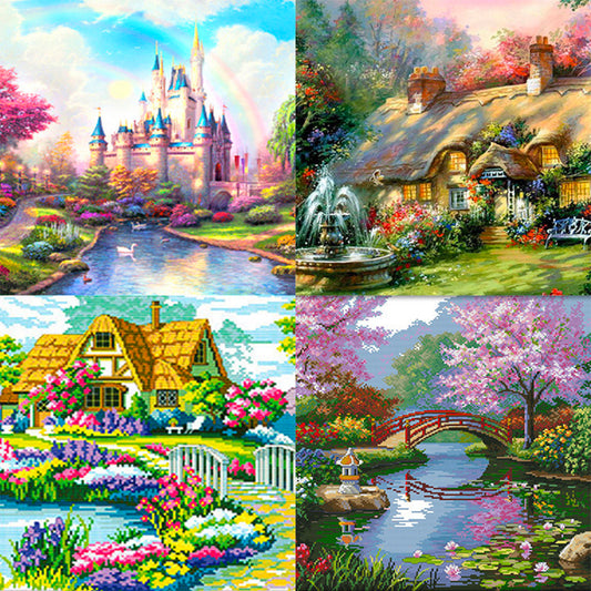DIY Craft Sulam Kristik Strimin Cross Stitch Sodastitch Seri A