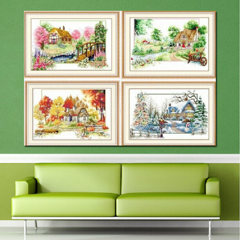 DIY Craft Sulam Kristik Strimin Cross Stitch Sodastitch Seri C