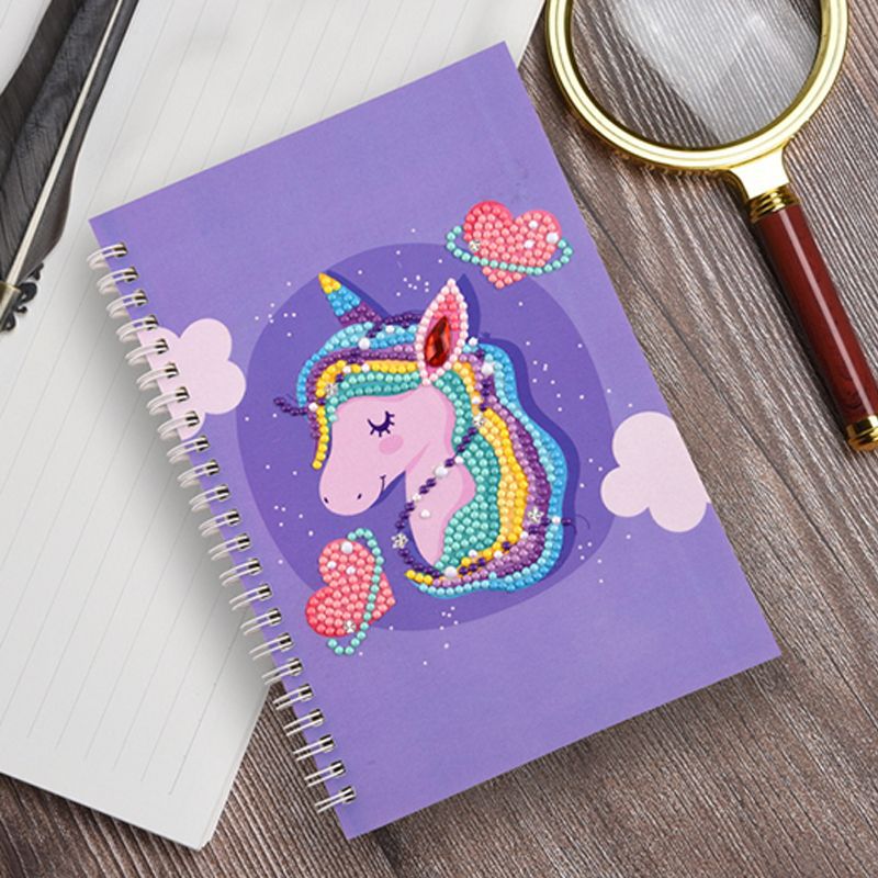 Notebook DIY 5D Diamond Painting Buku Spiral