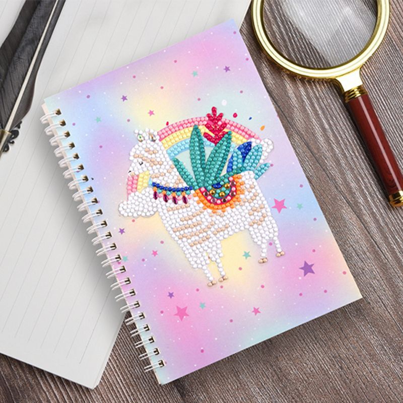 Notebook DIY 5D Diamond Painting Buku Spiral