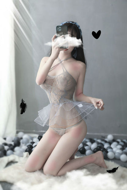 Lingerie Bodystocking Layered Skirt ZU2009