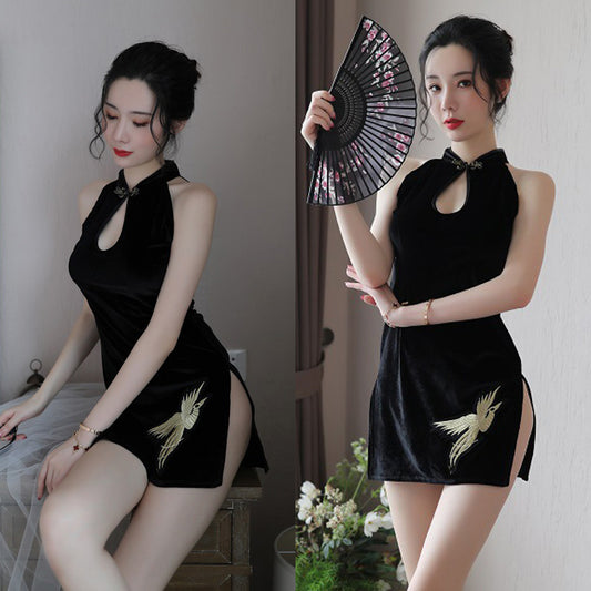 Lingerie Chemise Bird Cheongsam ZU2033