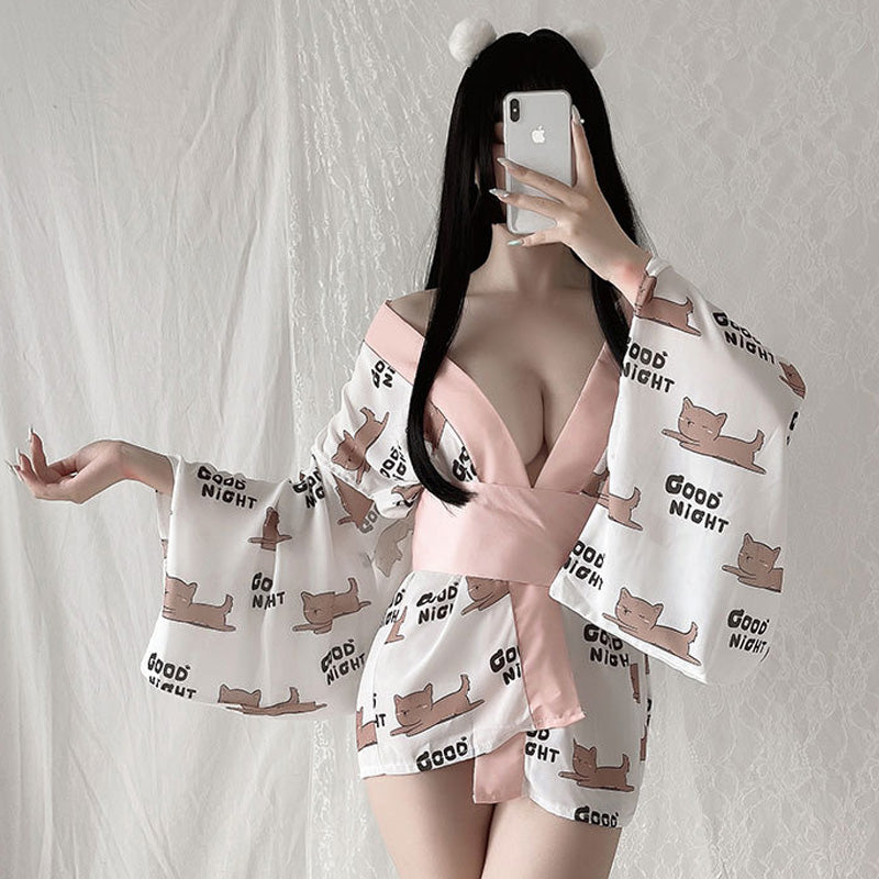 Lingerie Kimono Cartoon ZU7083