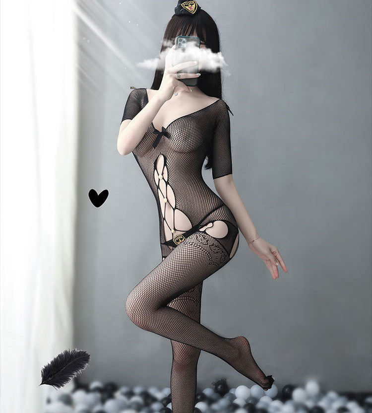 Lingerie Costume Police Bodystocking ZU7424