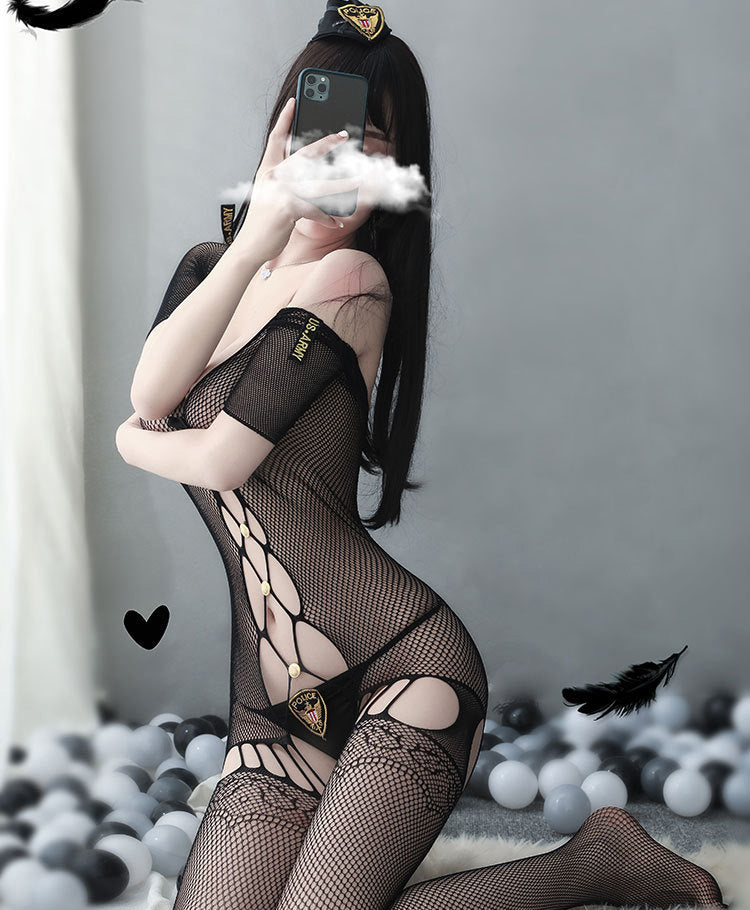 Lingerie Costume Police Bodystocking ZU7424