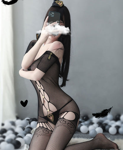 Lingerie Costume Police Bodystocking ZU7424