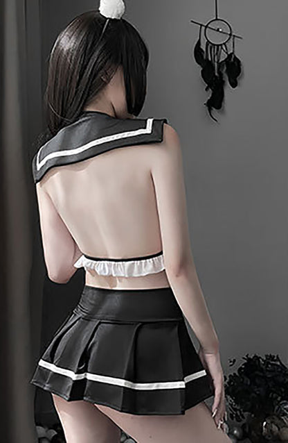 Lingerie Costume Student Two Pieces Dual Tones ZU7940