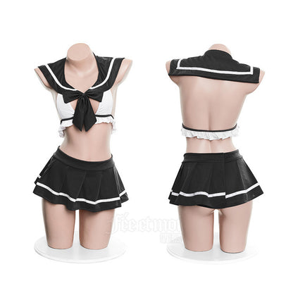 Lingerie Costume Student Two Pieces Dual Tones ZU7940