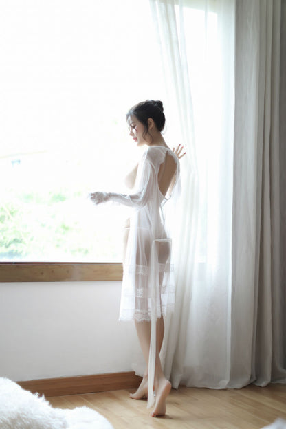 Lingerie Robe Long Sleeves