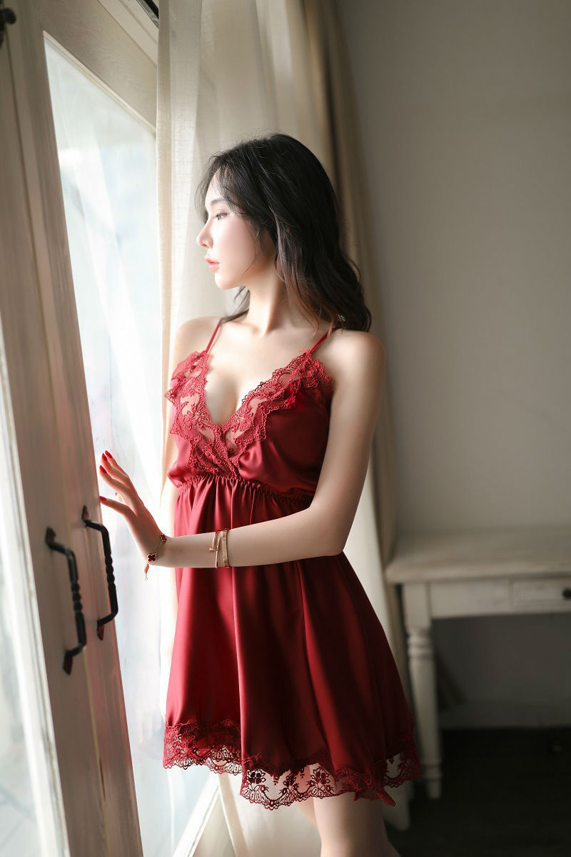 Lingerie Babydoll Lace Top and Hem ZU9070