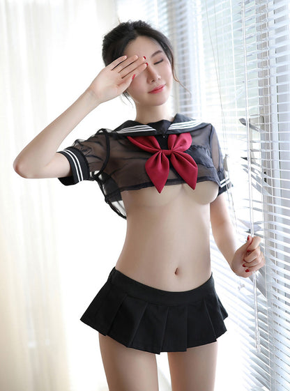Lingerie Costume Student Two Pieces Skirt ZU9081
