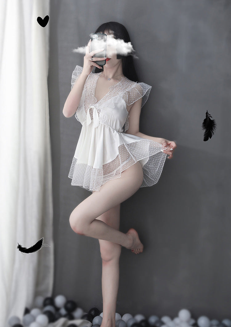Lingerie Costume Princess Babydoll Lace ZUE246