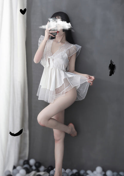 Lingerie Costume Princess Babydoll Lace ZUE246