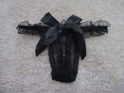 Lingerie Panty Lace Bow Knot Back ZUK026
