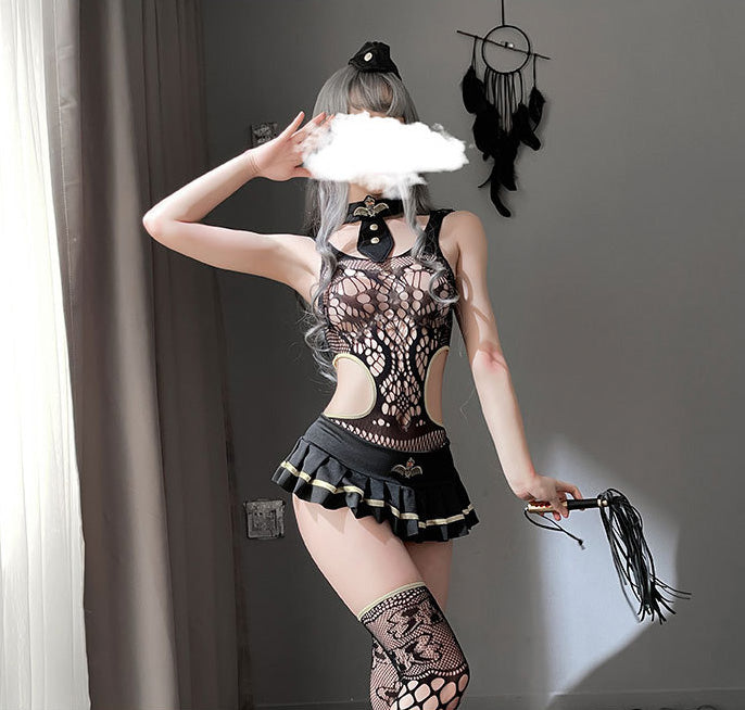 Lingerie Bodystocking Teddy Skirt ZUR678