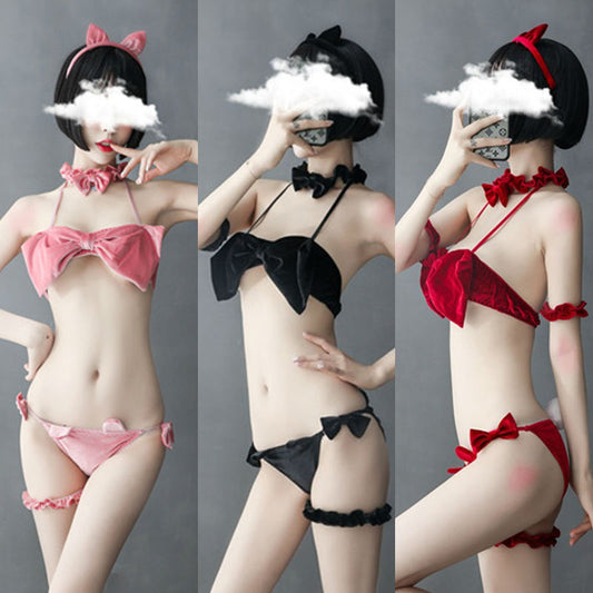 Lingerie Two Pieces Bow Knot ZUR728