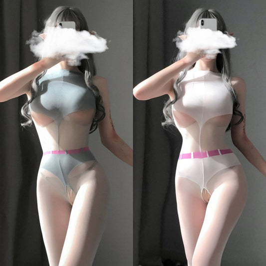 Lingerie Bodystocking Fake Two Pieces ZUW633