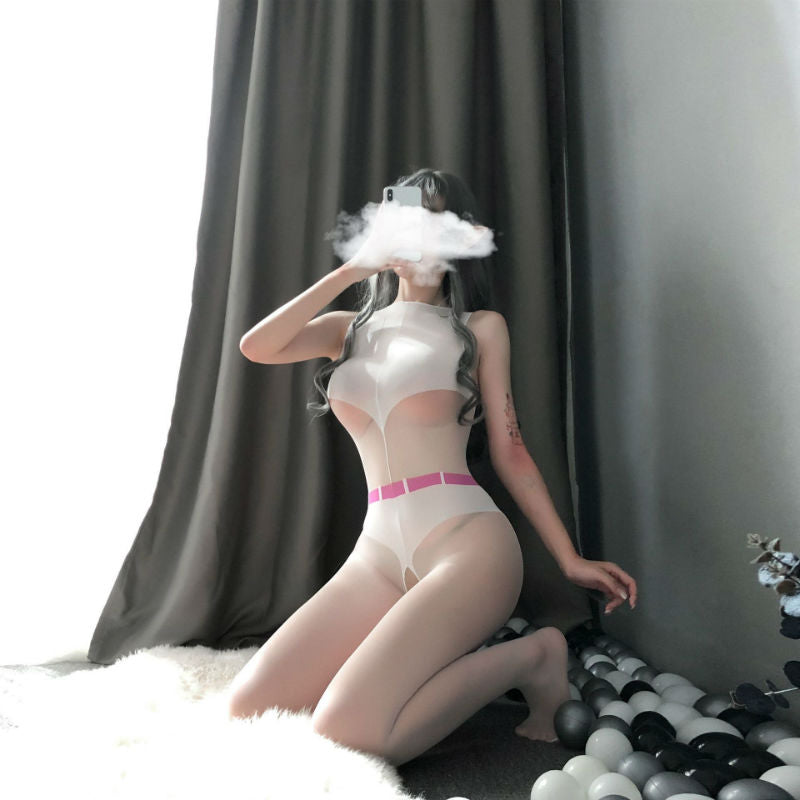 Lingerie Bodystocking Fake Two Pieces ZUW633