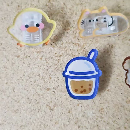 Paper Clip Akrilik Karakter Kartun Bear Lucu Penjepit Beruang